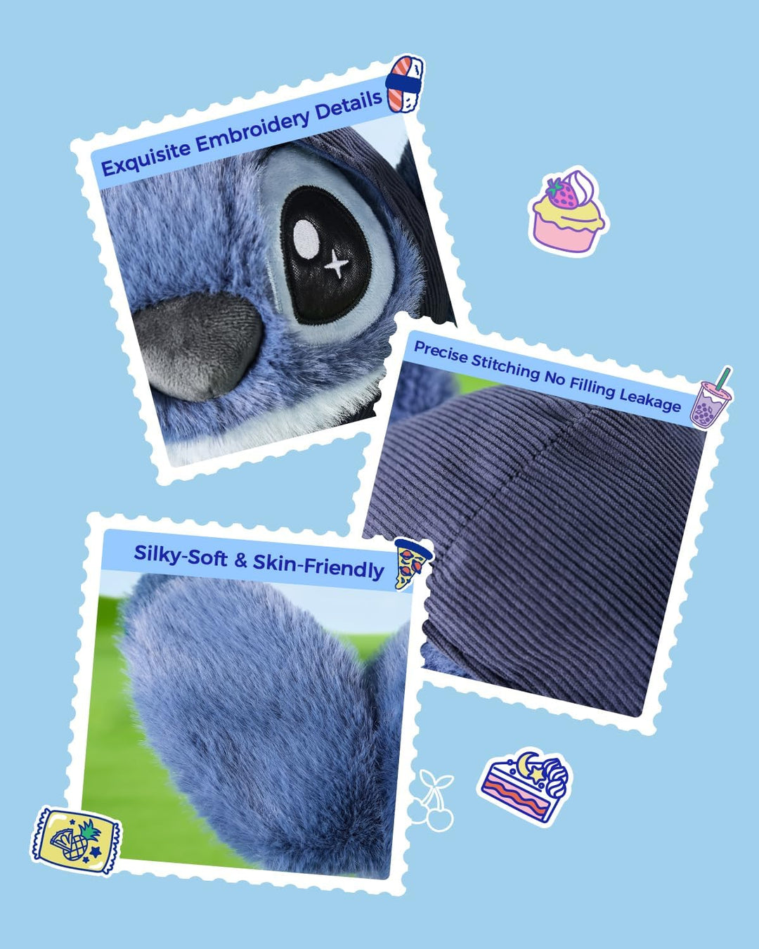 Disney - Peluche de puntada de 14 pulgadas, Lilo y Stitch Stuff - A...