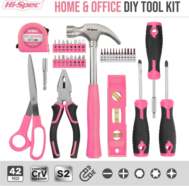 Hi-Spec Kit de herramientas, juego de herramientas manuales para el...