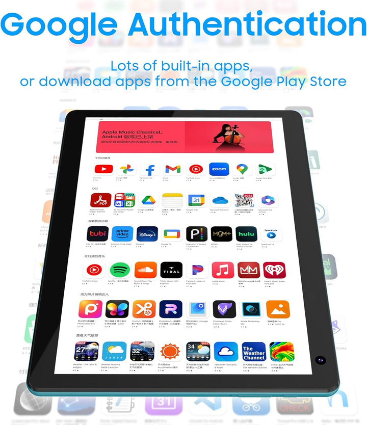 COOPERS Tablet 10 pulgadas, Android 15 Tablet, 32GB ROM 1TB Expandi...