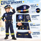 Disfraz de policía para niños, disfraz de policía para el día de la carrera, Halloween, cumpleaños, disfraces para niños de 3 a 12 años