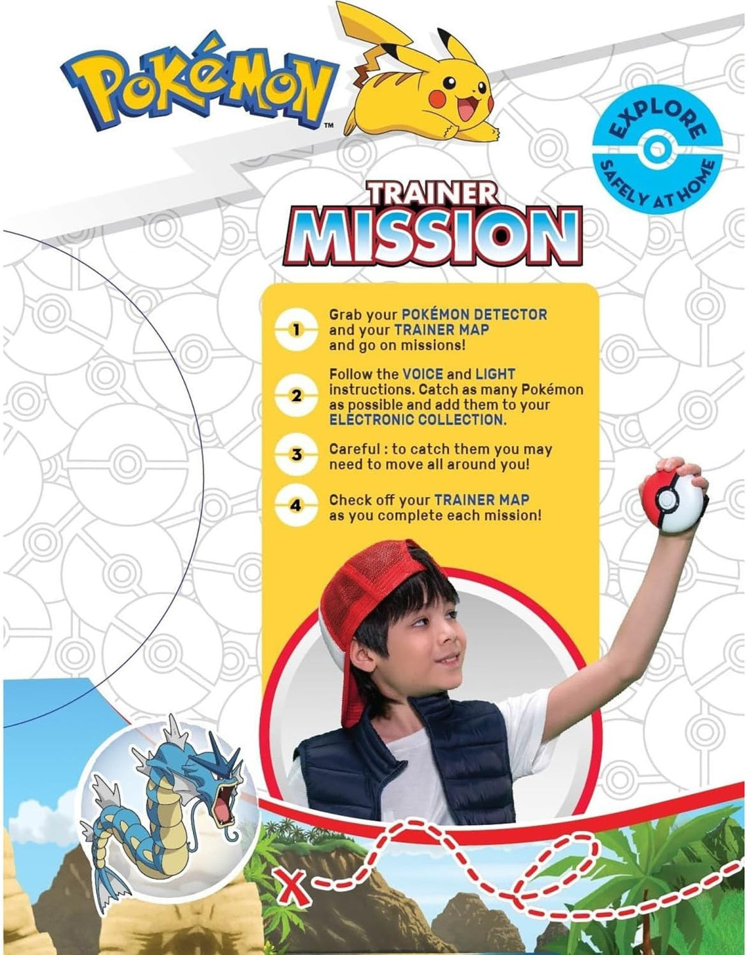 Misión de entrenador de Pokémon: el detector electrónico te guiará...