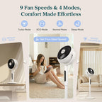 Levoit - Ventilador de pie para dormitorio, ventilador oscilante de...