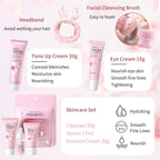 Set de cuidado de piel Sakura de Japón para adolescentes, 8PCS, Aroma Sakura