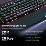 RAMPAGE GEAR KB-R86 Umbra Teclado mecánico para juegos \u2013 Inter...