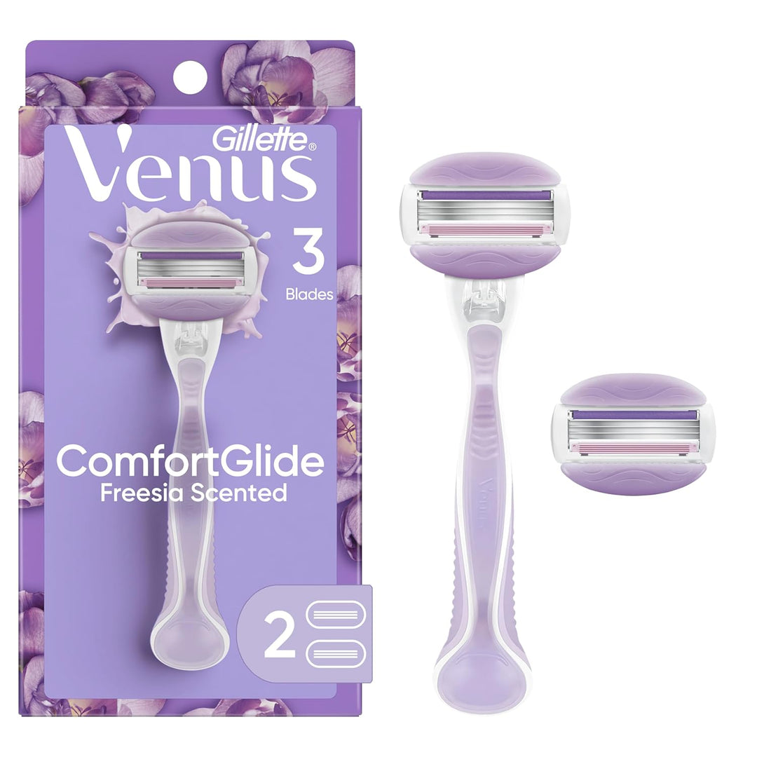 Gillette Venus ComfortGlide Freesia - Maquinilla de afeitar para mu...