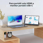 Cable adaptador HDMI a USB-C de 6.6 pies 4K60Hz para gafas y pantallas AR