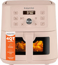 Instant Pot 4Qt VORTEX - Mini freidora de aire 6 en 1, opciones de programa personalizadas, freír al aire, asar, asar, deshidratar, hornear, recalentar, agua de rosas, 4 cuartos