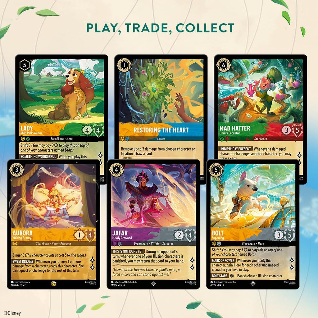 Ravensburger Disney Lorcana TCG: Archazia's Island Illumineer's Trove | Almacenamiento seguro de tarjetas | Incluye paquetes de refuerzo y guía completa | Obras de arte originales de Disney | A partir