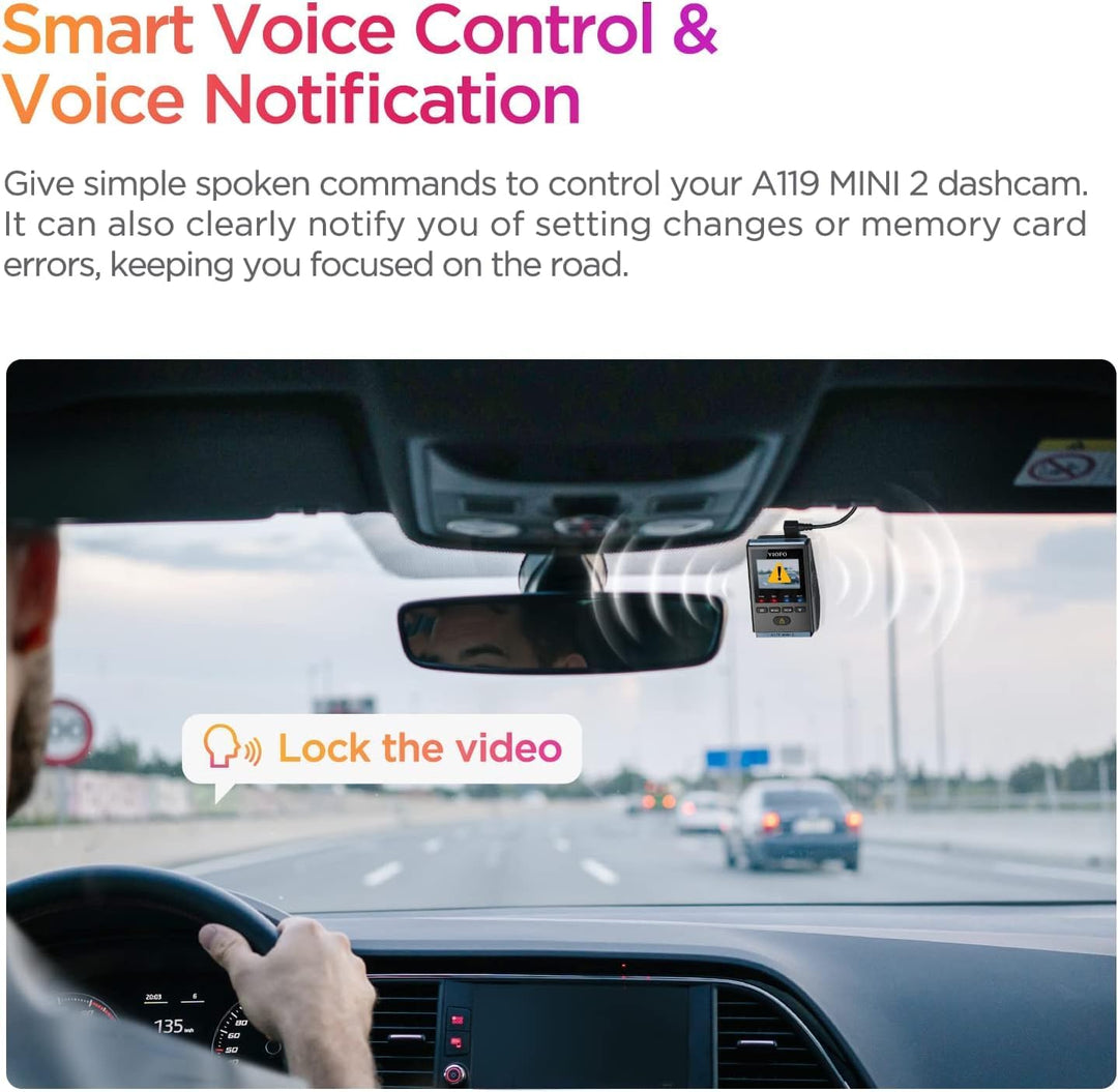 VIOFO Dash Cam A119 Mini 2 sensor STARVIS 2 2K 60 fps/HDR