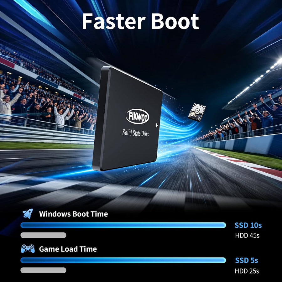 Fikwot FS810 128GB SSD, SSD SATA III de 6 Gb\/s de 2,5 pulgadas, un...