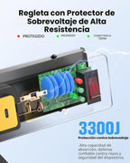 Protector de sobretensiones de abrazadera de escritorio USB