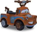 Kid Trax - Cuatriciclo eléctrico de juguete para montar con diseño de Tow Mate de Cars 3 de Disney para niños pequeños de 1 año y medio a 3 años y con peso máximo de 45 libras, batería de 6 voltios y