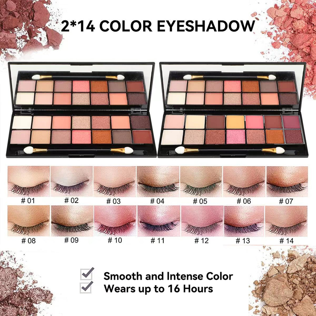KARUIZI Juego de regalo de maquillaje todo en uno para mujer, kit c...