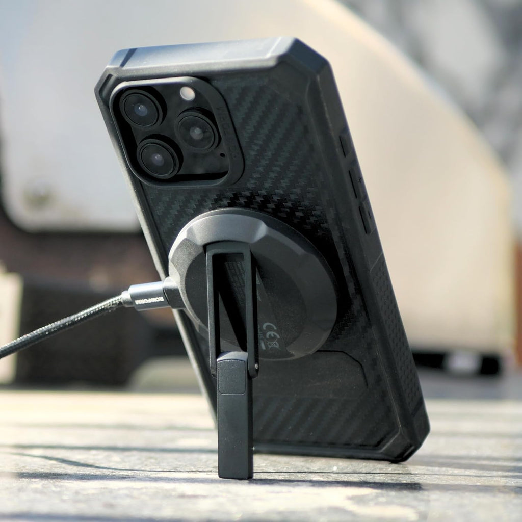 Rokform Soporte de carga magnético y resistente para iPhone 16 Pro Max