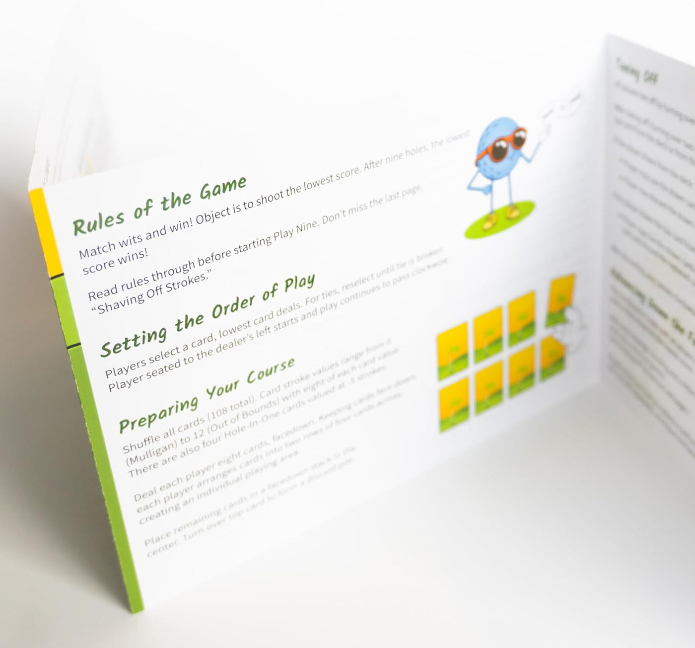 Play Nine El juego de cartas del golf