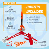 Estes Kit de construcción de cohetes Alpha III 1427, kit de modelo...