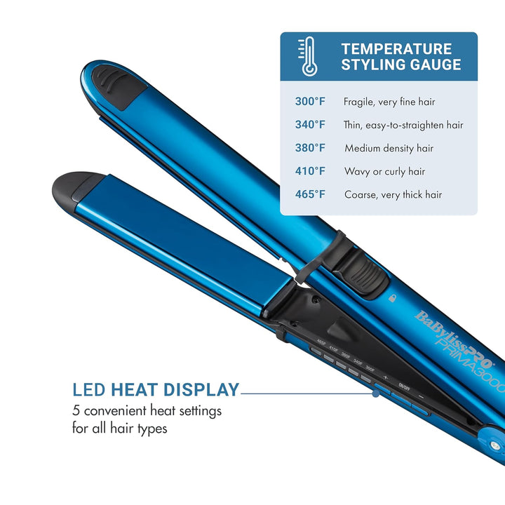 BaBylissPRO Nano Titanium Prima Ionic Hair Straightener \u2013 Prof...