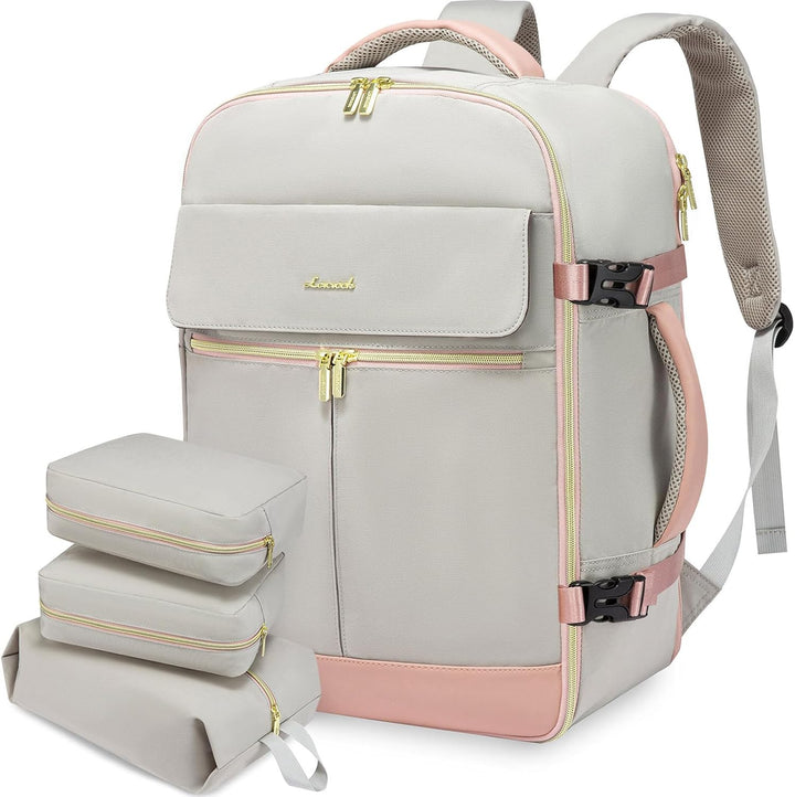 LOVEVOOK: mochila de mano, mochila de viaje de 40L para mujer con 3...