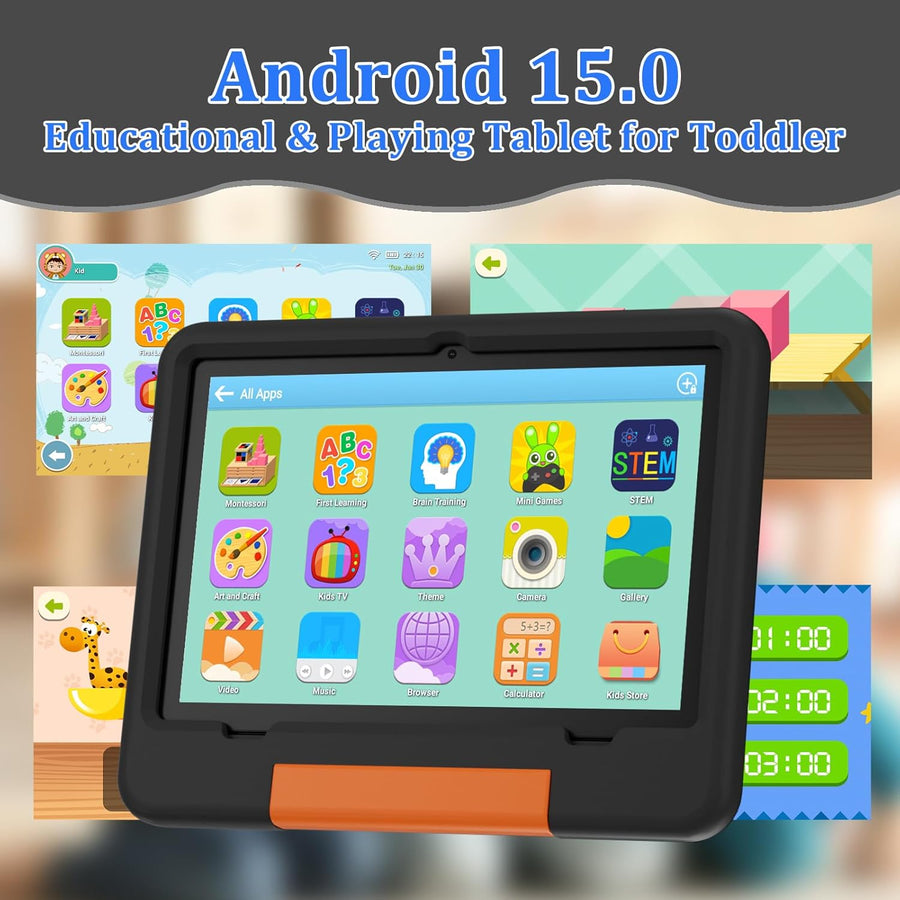 PEICHENG Tableta para Niños con Estuche Protector EVA, Tableta para...