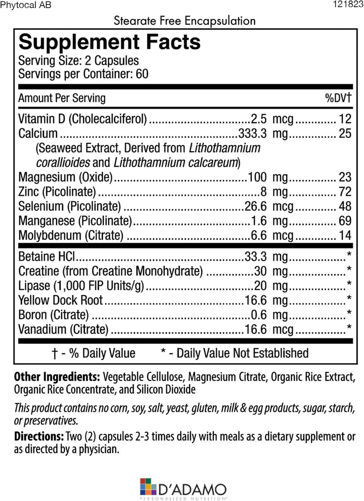 D'Adamo Personalized Nutrition - Pila de salud óptima (tipo de...