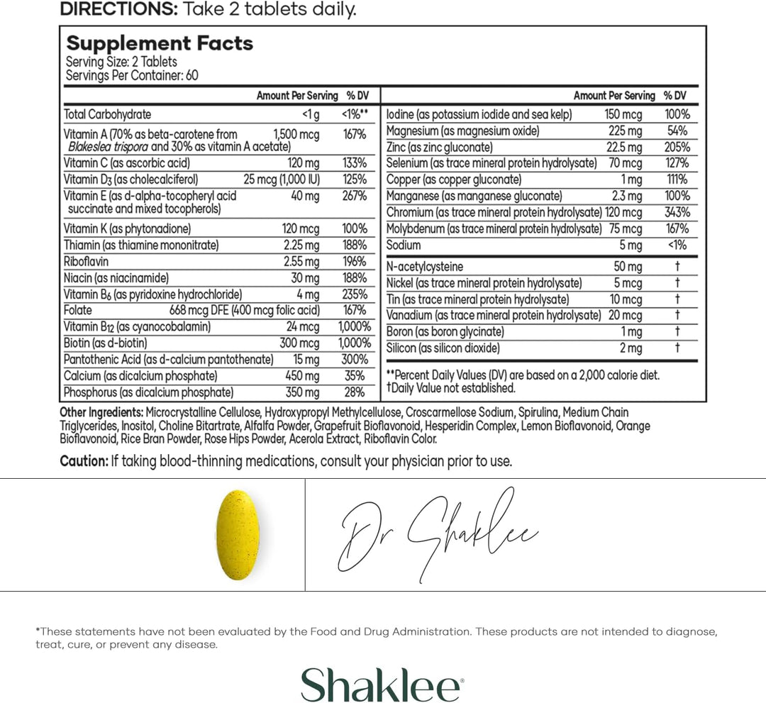Shaklee Vita-Lea Gold® con vitamina K para adultos mayores de 50 añ...