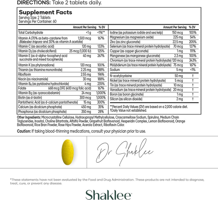 Shaklee Vita-Lea Gold® con vitamina K para adultos mayores de 50 añ...