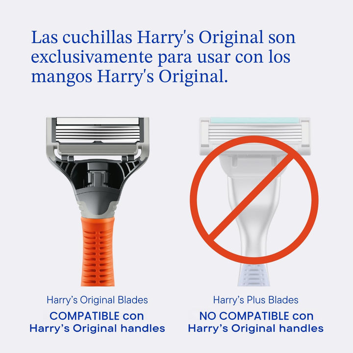 Harry's Cuchillas de afeitar originales para hombres, 10 unidad...