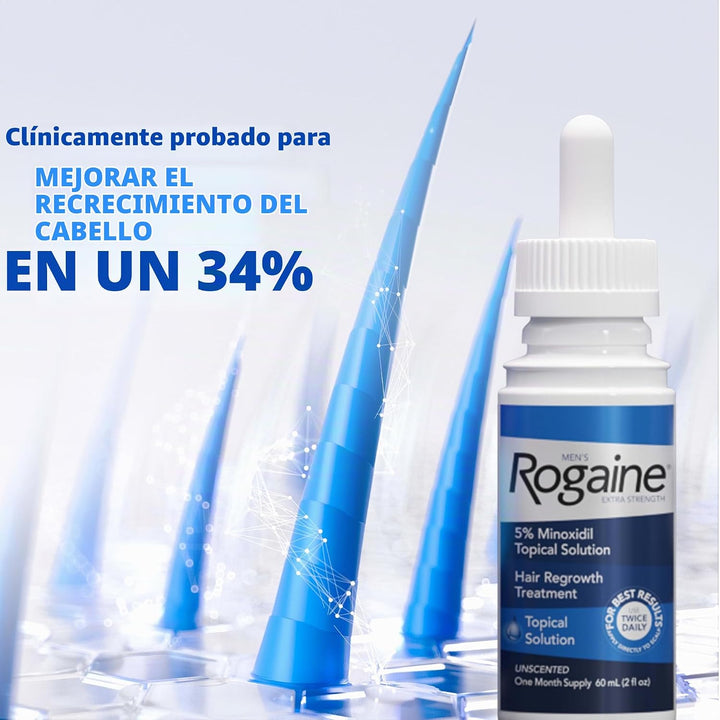 Solución Rogaine para hombres, suministro de un mes | Hair Loss &am...