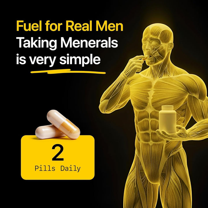 Menerals Multivitamínico para hombre \u2013 Suplemento mineral todo...
