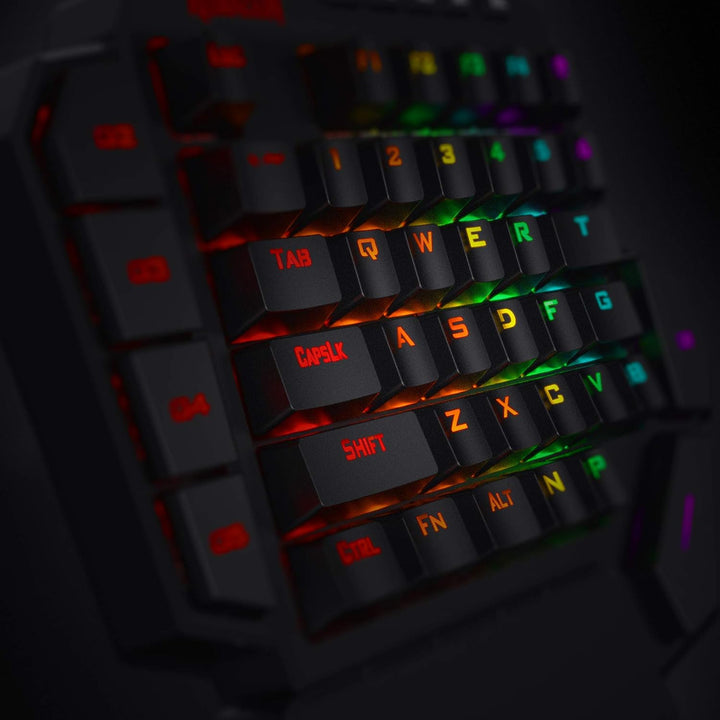 Redragon K585 DITI Teclado mecánico RGB con cable para juegos con u...