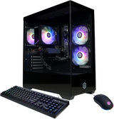 CyberPowerPC PC para juegos, AMD Ryzen 5 5500, Radeon RX 6500 XT 4G...