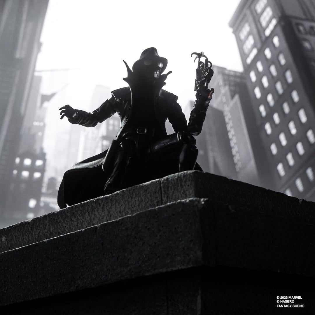 Marvel Legends Series Spider-Man Noir, Retro Cardback Spider-Man Co...