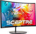 Sceptre - Monitor curvo de 24 pulgadas, 75Hz, LED, para videojuegos...