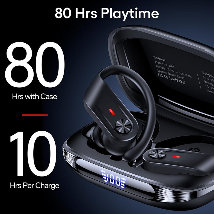 Auriculares inalámbricos híbridos con cancelación activa de ruido,...