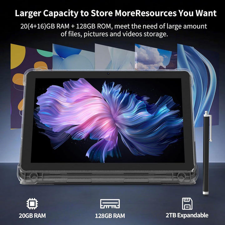 Tableta Android 15 de 10 pulgadas, tabletas de 20 GB RAM 128 GB ROM...