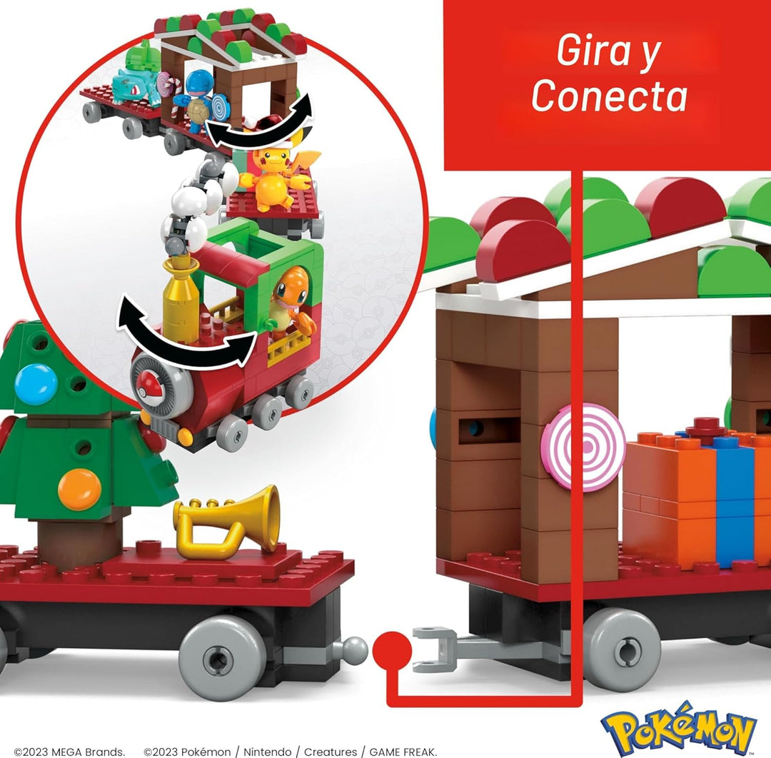 MEGA - Juego de juguetes de construcción Pokémon con 373