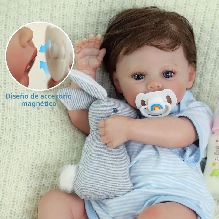 SCOM Muñecas Reborn Baby Niño Meadow de 18 pulgadas \u2013 Recién n...