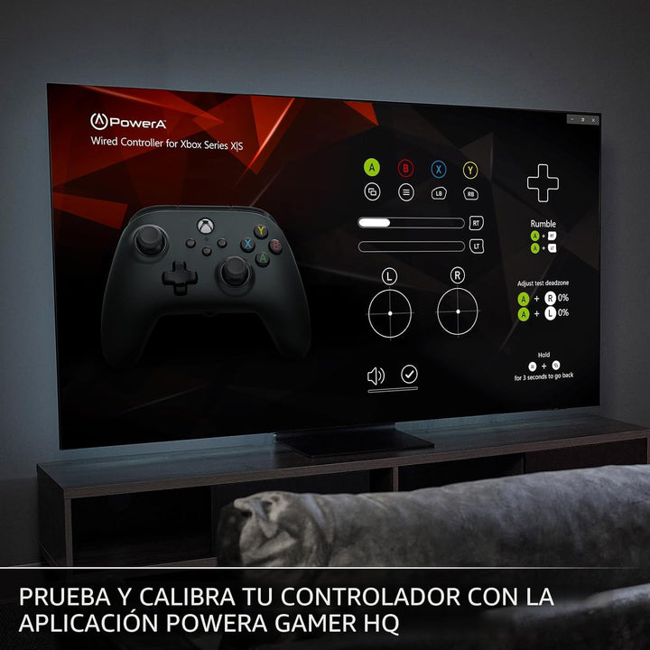 PowerA Wired Controller for Xbox Series X|S - Black, gamepad, wired...