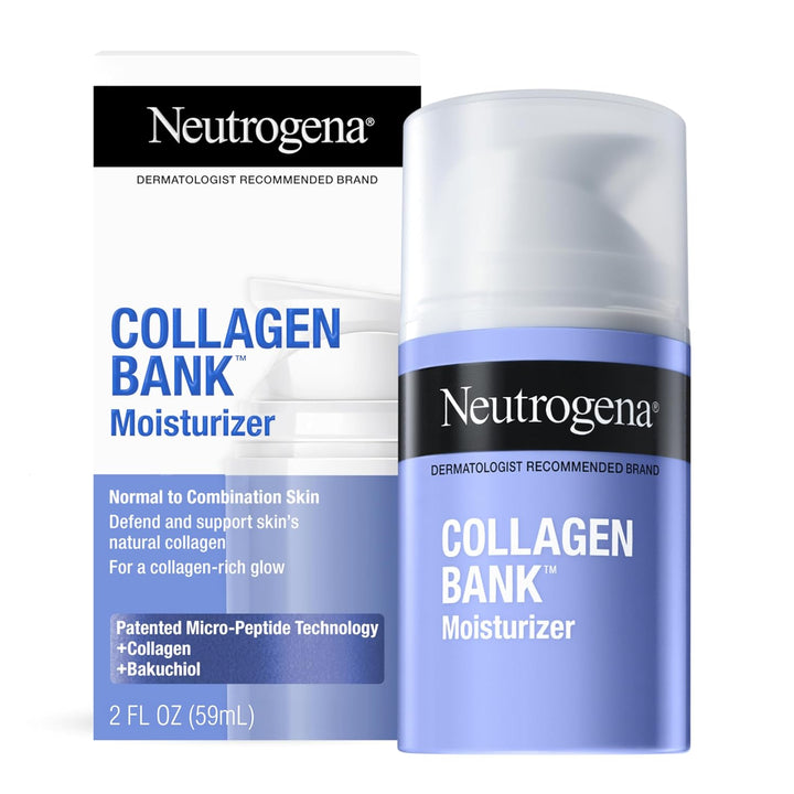 Neutrogena Crema Hidratante Facial de Banco de Colágeno, Crema de C...