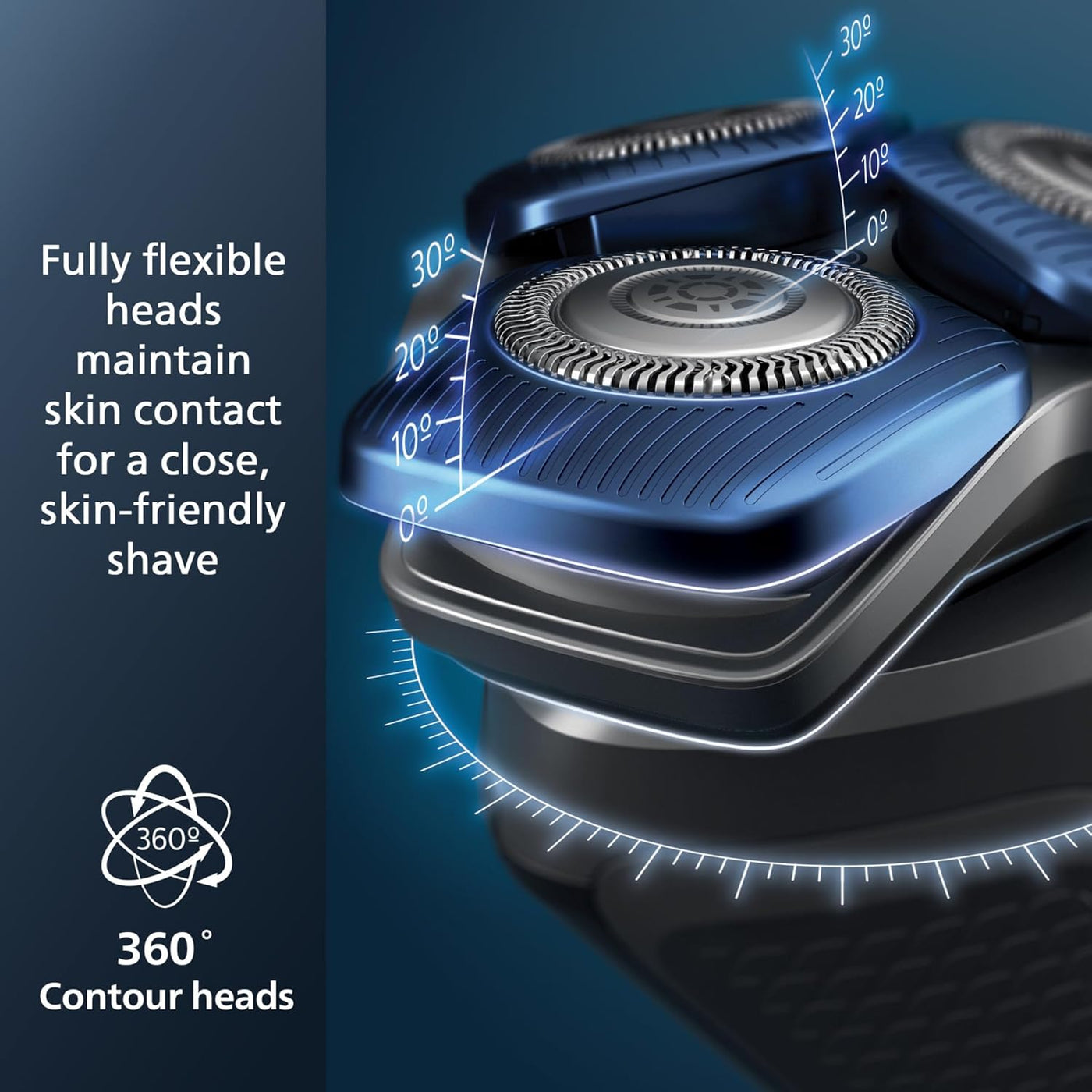 Philips Norelco Shaver 7800, afeitadora eléctrica recargable en sec...