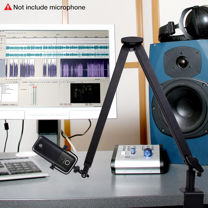 Blue Yeti - Brazo Boom con tubo de extensión, brazo de micrófono co...