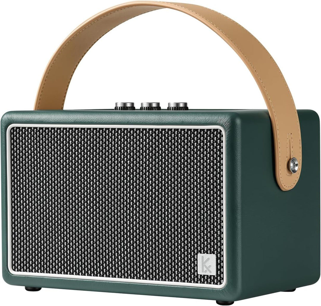KONEX - Altavoz Bluetooth vintage, altavoz Bluetooth portátil, equi...