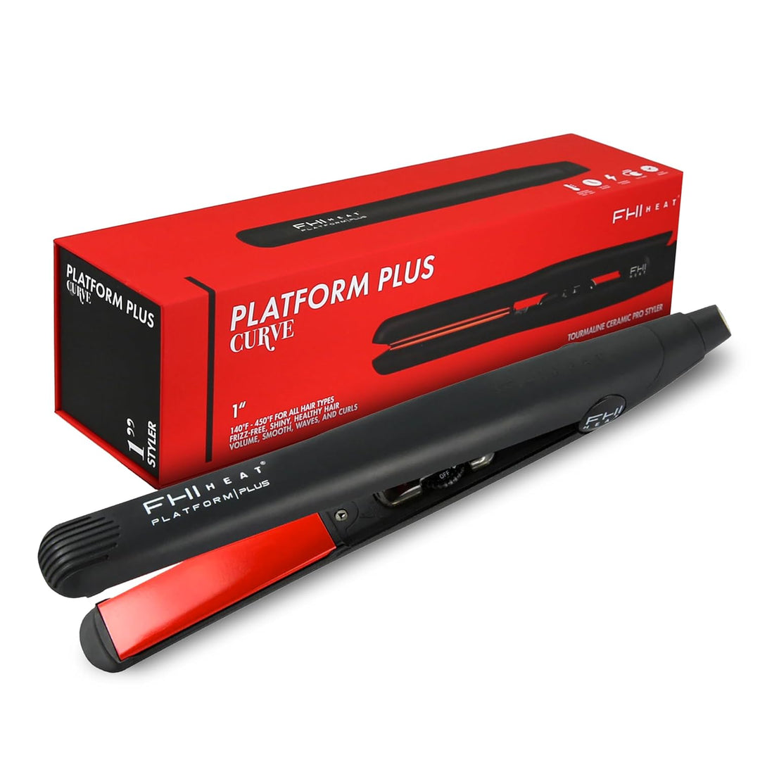 FHI Heat Platform Plus Curve Pro - Plancha de pelo de 1 pulgada \u2...
