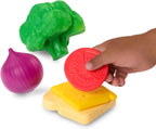 B. toys Juego de comida con libro, juego de comida de 32 piezas