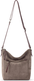 The Sak Ashland Crossbody Purse - Bolso de mano de cuero para mujer para uso diario y viajes - Cruzado con correa ajustable para el hombro