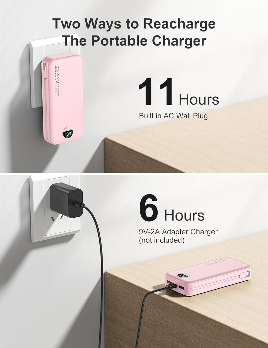 aonidi Banco de Energía Cargador Ultraportátil de 20000mAh PD20W co...