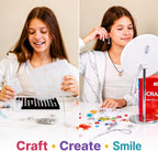 Lámpara ESAM Group Kit de fabricación de joyas de resina UV de lujo para niños