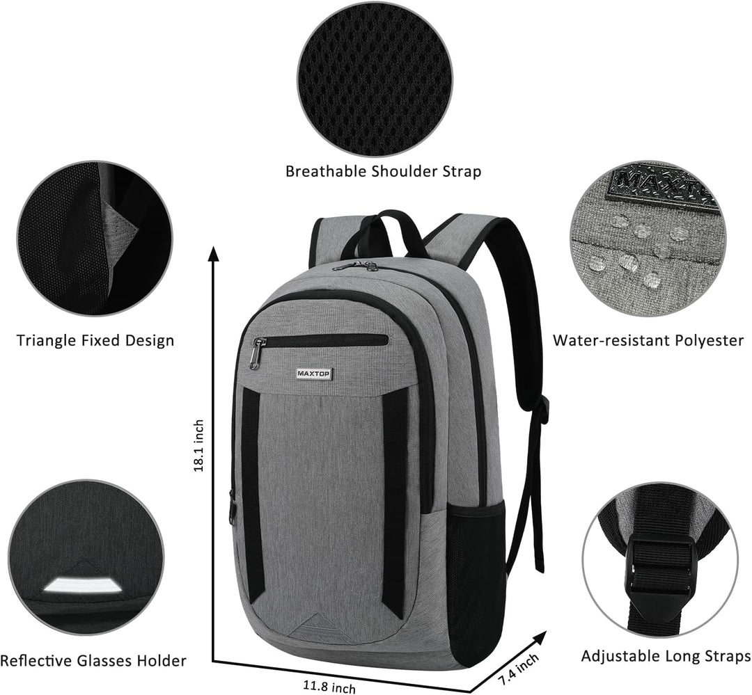 MAXTOP Mochila de viaje para computadora portátil, mochilas de nego...