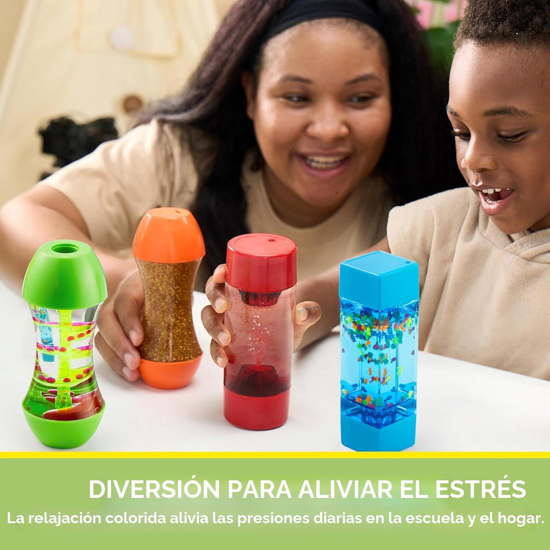 JOYIN Paquete de 4 Tubos Fidget para Niños, Tubos Sensoriales, Jugu...