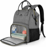 MATEIN Mochila de almuerzo aislada para mujer, mochila para laptop...